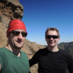 Selfie auf dem Roque Nublo