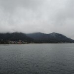Wolken an der Insel
