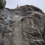Mattes im Top der La Negra (6a+ / 6b)