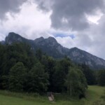 Rückblick zum Berg