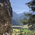 Blick aus dem Klettergebiet bei Châteauroux Blick aus dem Klettergebiet bei Châteauroux