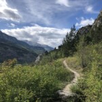 Wanderweg bei Saint-Crepin Wanderweg bei Saint-Crepin