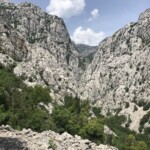 Blick runter in die Schlucht Blick runter in die Schlucht