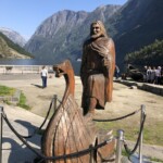Ein Wikinger am Nærøyfjord