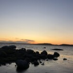 Abendstimmung an der Küste