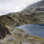 Bessvatnet mit Abhang zum Gjende