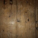 Grafitti in der Stabkirche Hopperstad