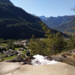 Oben am Wasserfall