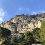 Ein Klettergebiet oberhalb El Chorro Klettergebiet bei El Chorro