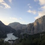 Blick auf den Stausee von El Chorro Blick auf den Stausee von El Chorro