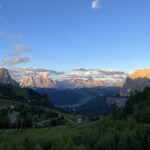 Alpenglühen Richtung Fannes Alpenglühen Richtung Fannes
