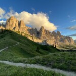Alpenglühen der Sella Alpenglühen der Sella