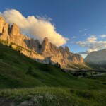 Alpenglühen der Sella Alpenglühen der Sella