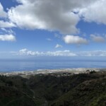 Blick von Gubia nach La Gomera Blick von Gubia nach La Gomera