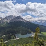 Oben - vom Monte Popena auf den Misurinasee