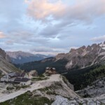 Rifugio Vajolet & Paul Preuss am Abend