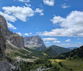 Dolomitenpanorama - mit Langkofel und Sella