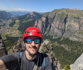 Gipfel mit Langental im Hintergrund