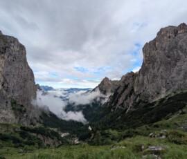 Blick ins Val Canali