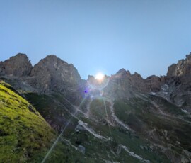 Sonnenaufgang in der Palagruppe