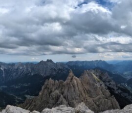 Panorama vom Sass d'Ortiga