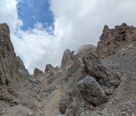 Wolken im Latemar