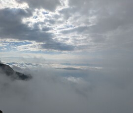Ausblick mit Wolken