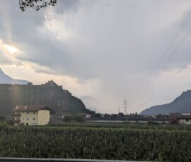 Etwas Regen kommt...
