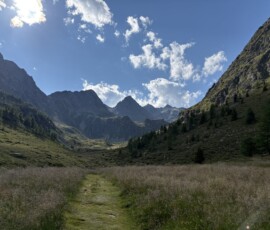 Auf dem Weg zur Tiefrastenhütte